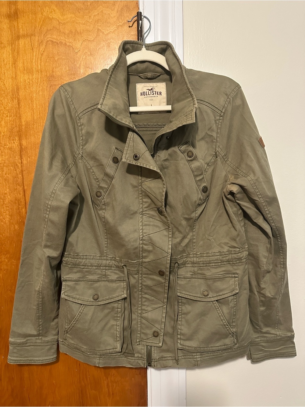 Hollister Olive Utility Field Jacket